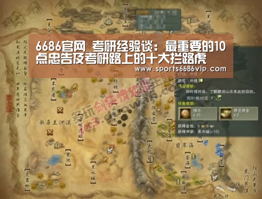 6686官网_考研经验谈:最重要的10点忠告及考研路上的十大拦路虎(图1) 6686官网
